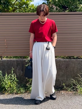 「アイテム（イヤリング）」を使った、ゐをりさん（メンズ・171cm）の秋コーディネート