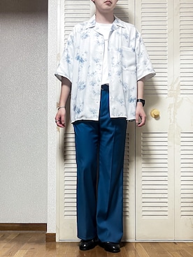 ゐをりさん（メンズ・171cm）の夏コーディネート