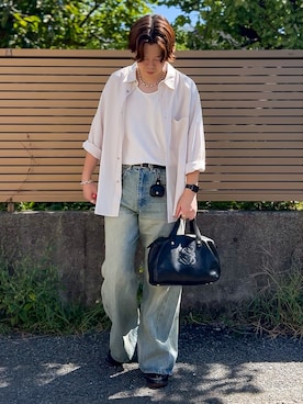 「アイテム（イヤリング）」を使った、ゐをりさん（メンズ・171cm）の秋コーディネート