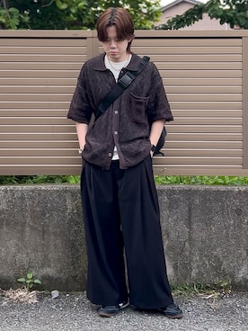 「アイテム（イヤリング）」を使った、ゐをりさん（メンズ・171cm）の夏コーディネート