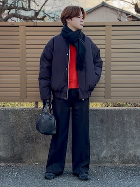 ゐをりさん（メンズ・171cm）の冬コーディネート