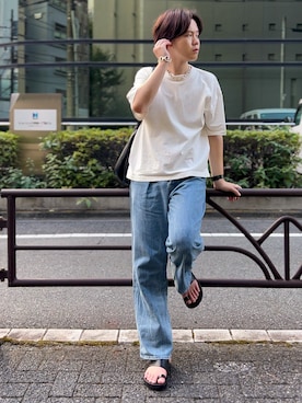 「アイテム（イヤリング）」を使った、ゐをりさん（メンズ・171cm）の夏コーディネート