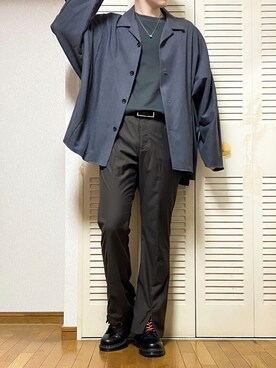 ゐをりさん（メンズ・171cm）の秋コーディネート