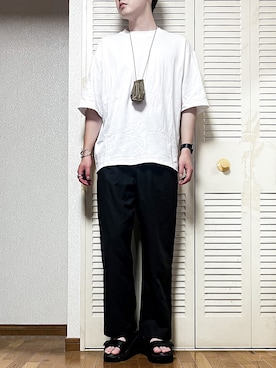 「アイテム（その他小物、グリーン系）」を使った、ゐをりさん（メンズ・171cm）の夏コーディネート