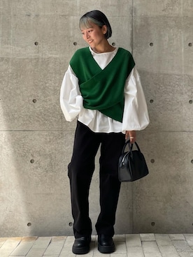 「アイテム（ブーツ）」を使った、canonさん（レディース・154cm）の夏コーディネート