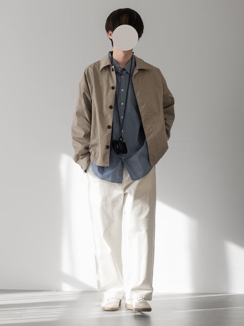 【RUUBON】relax cotton broad shirt / リラックス コットンブロードシャツ