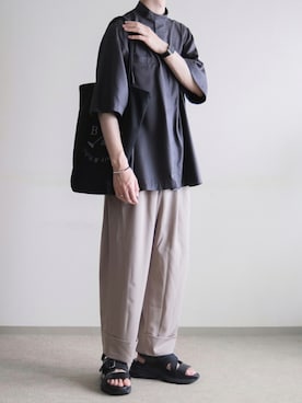 「FACTOTUM（ファクトタム）のアイテム（アクセサリー）」を使った、hopeさん（メンズ・168cm）の夏コーディネート