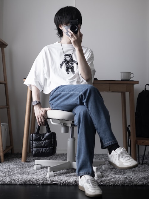 コスモ プリント ショート Tシャツ