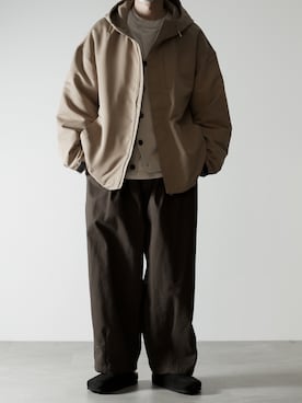 「RUUBON（ルーボン）のアイテム（マウンテンパーカー）」を使った、hopeさん（メンズ・168cm）の冬コーディネート