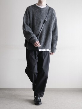 「OMNES（オムネス）のアイテム」を使った、hopeさん（メンズ・168cm）の秋コーディネート