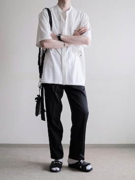 「CREARE -LINO-（クレアーレリノ）のアイテム（パンツ）」を使った、hopeさん（メンズ・168cm）の夏コーディネート