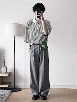 hopeさんの「【RUUBON】cow leather plain belt / カウレザー プレーンベルト（RUUBON | ルーボン）」を使ったコーディネート