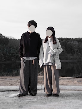 「CITEN（シテン）のアイテム」を使った、hopeさん（メンズ・168cm）の冬コーディネート