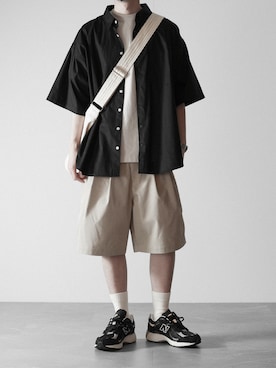 「RUUBON（ルーボン）のアイテム（その他パンツ）」を使った、hopeさん（メンズ・168cm）の春コーディネート