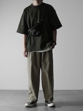 「RUUBON（ルーボン）のアイテム（タンクトップ）」を使った、hopeさん（メンズ・168cm）の春コーディネート