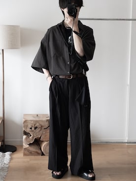 「アイテム（ベルト）」を使った、hopeさん（メンズ・168cm）の夏コーディネート