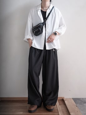「RUUBON（ルーボン）のアイテム」を使った、hopeさん（メンズ・168cm）の夏コーディネート