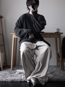 「Onitsuka Tiger（オニツカタイガー）のアイテム（シューズ）」を使った、hopeさん（メンズ・168cm）の夏コーディネート