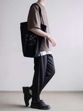 「CREARE -LINO-（クレアーレリノ）のアイテム（パンツ）」を使った、hopeさん（メンズ・168cm）の夏コーディネート