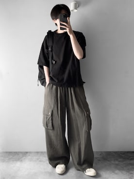 「RUUBON（ルーボン）のアイテム」を使った、hopeさん（メンズ・168cm）の夏コーディネート