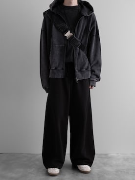 「アイテム（パーカー）」を使った、hopeさん（メンズ・168cm）の夏コーディネート