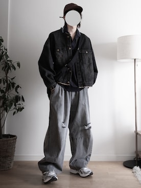 「アイテム（レッグウェア）」を使った、hopeさん（メンズ・168cm）の秋コーディネート