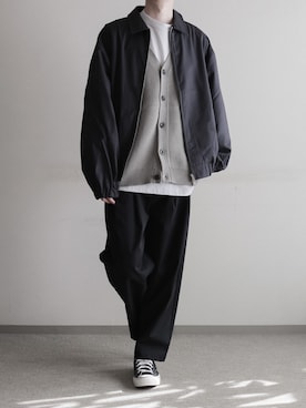「STYLEMIXER（スタイルミキサー）のアイテム（ブルゾン）」を使った、hopeさん（メンズ・168cm）の秋コーディネート