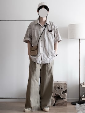 「アイテム（ポーチ）」を使った、hopeさん（メンズ・168cm）の夏コーディネート