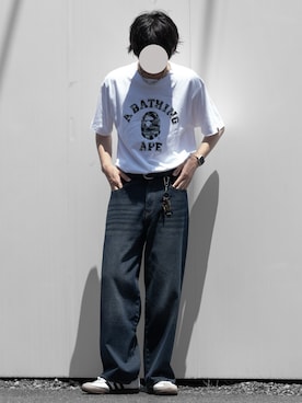「A BATHING APE（アベイシングエイプ）のアイテム」を使った、hopeさん（メンズ・168cm）の夏コーディネート