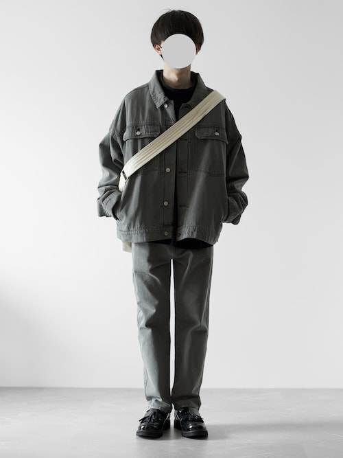 【RUUBON】 mock neck long Tee / モックネック ロンT
