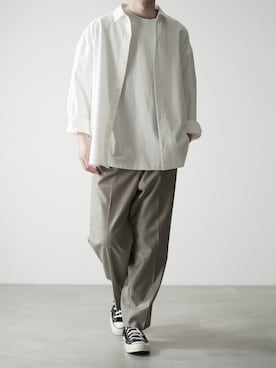 「RUUBON（ルーボン）のアイテム（その他パンツ）」を使った、hopeさん（メンズ・168cm）の春コーディネート