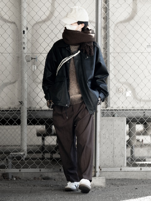 【RUUBON】 military drawstring blouson / ミリタリードローストリングブルゾン