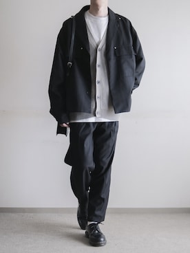 「CREARE -LINO-（クレアーレリノ）のアイテム（パンツ）」を使った、hopeさん（メンズ・168cm）の秋コーディネート