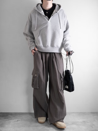 「Clarks(クラークス)の【CLARKS】WALLABEE/ワラビー 26155515(モカシン/デッキシューズ)」を使った、hopeさん(メンズ・168cm)の秋コーディネート