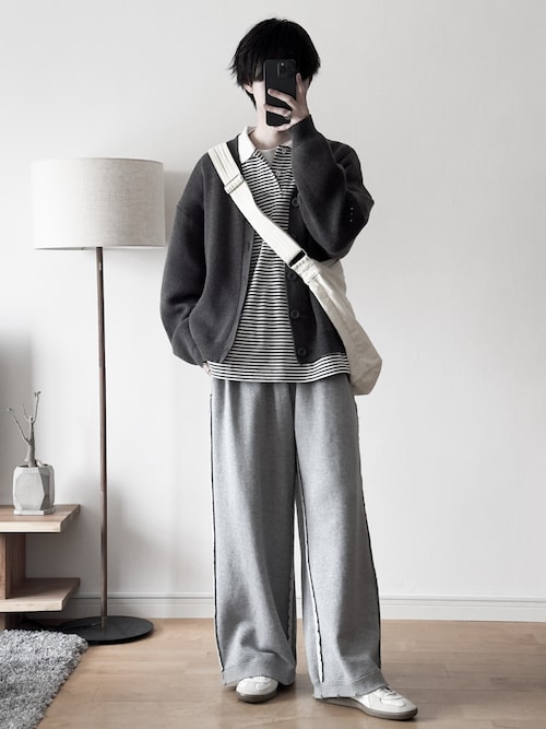 【RUUBON】rustic heavy weight cardigan / ラスティック ヘビーウエイト カーディガン