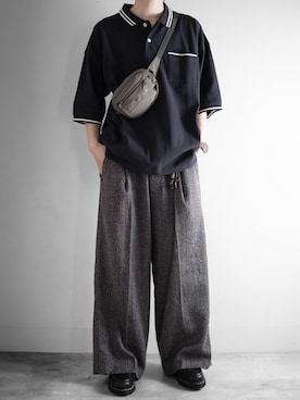 「RUUBON（ルーボン）のアイテム」を使った、hopeさん（メンズ・168cm）の冬コーディネート