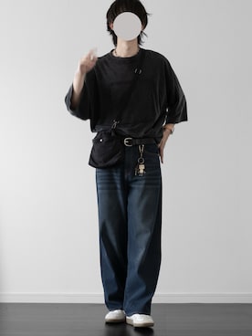「AIVER（アイバー）のアイテム」を使った、hopeさん（メンズ・168cm）の夏コーディネート