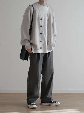 「OMNES（オムネス）のアイテム」を使った、hopeさん（メンズ・168cm）の冬コーディネート