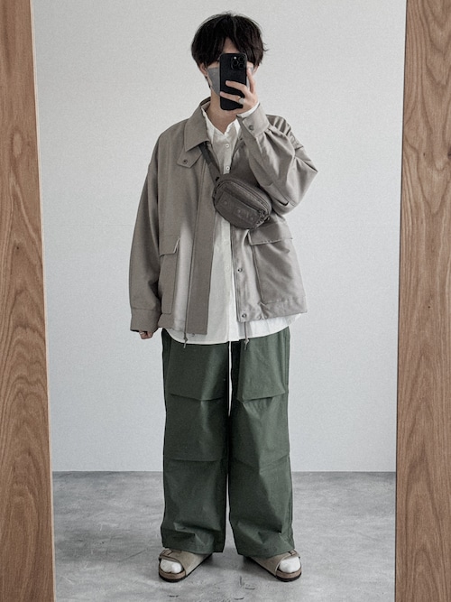 【RUUBON】relax cotton broad shirt / リラックス コットンブロードシャツ