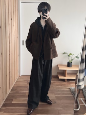 「ONCILY（オンシェリー）のアイテム」を使った、hopeさん（メンズ・168cm）の冬コーディネート