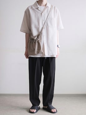 「OMNES Another Edition（オムネス アナザーエディション）のアイテム」を使った、hopeさん（メンズ・168cm）の夏コーディネート
