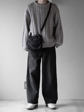 「アイテム（レッグウェア）」を使った、hopeさん（メンズ・168cm）の秋コーディネート