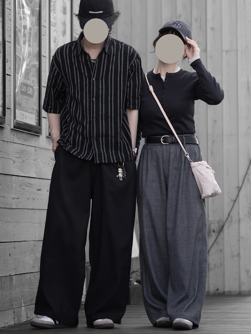 「thisisneverthat（ディスイズネバーザット）の（FW25）T-Logo Cap（キャップ）」を使った、hopeさん（メンズ・168cm）の夏コーディネート
