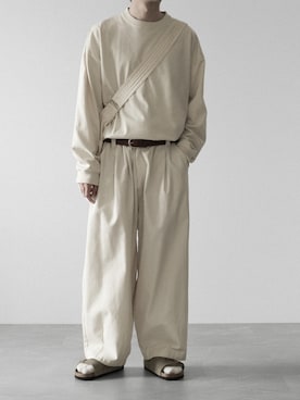 「RUUBON（ルーボン）のアイテム（トートバッグ）」を使った、hopeさん（メンズ・168cm）の夏コーディネート