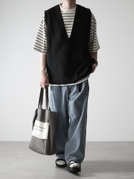 「FREAK'S STORE（フリークスストア）のアイテム（シューズ）」を使った、hopeさん（メンズ・168cm）の夏コーディネート