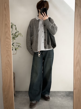 「RUUBON（ルーボン）の【RUUBON】airy regular collar shirt /エアリーレギュラーカラーシャツ/ストライプ（シャツ/ブラウス）」を使った、hopeさん（メンズ・168cm）の秋コーディネート