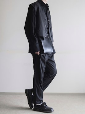 「CREARE -LINO-（クレアーレリノ）のアイテム（パンツ）」を使った、hopeさん（メンズ・168cm）の秋コーディネート