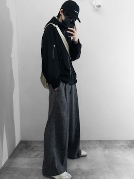 「thisisneverthat（ディスイズネバーザット）のアイテム」を使った、hopeさん（メンズ・168cm）の冬コーディネート