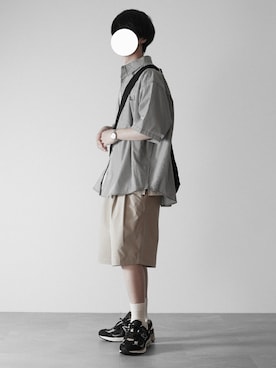 「RUUBON（ルーボン）のアイテム（その他パンツ）」を使った、hopeさん（メンズ・168cm）の春コーディネート