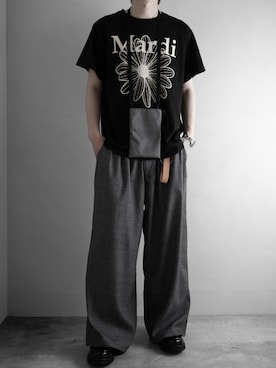 「Mardi Mercredi（マルディメクルディ）のアイテム」を使った、hopeさん（メンズ・168cm）の春コーディネート